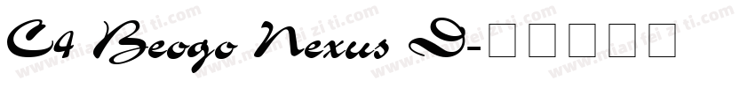 C4 Beogo Nexus D字体转换